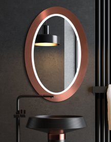 Specchio Led Oval BOLD Copper